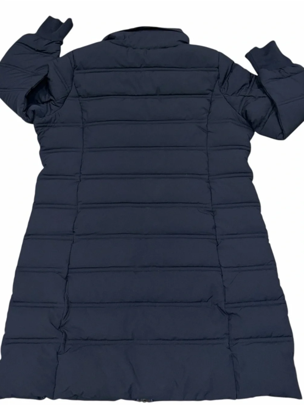 NEW Bernardo Navy Blue Cosmic Puffer Coat Jacket Ecoplume Collection size XL